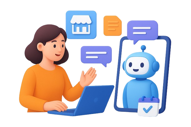 AI receptionist demonstration